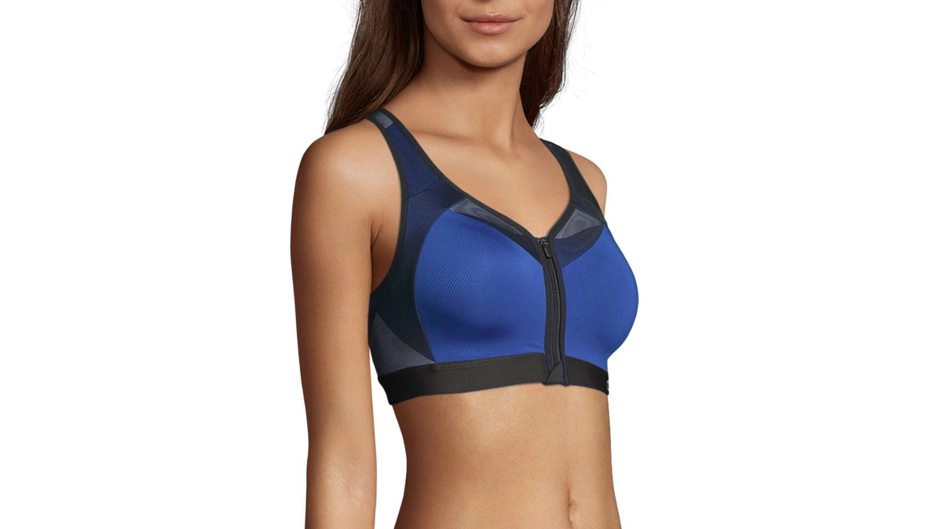 B1525 - Champion Womens Motion Control Zip Sports Bra