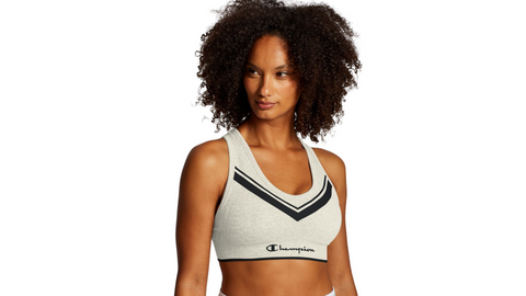 Champion Womens The Sweatshirt Chevron Racerback Sports Bra