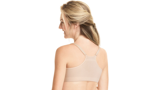 Playtex Womens Nursing Seamless Racerback Wirefree Crop Bra