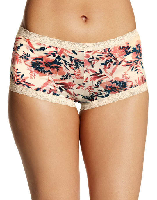 Maidenform Women`s Microfiber and Lace Boyshort
