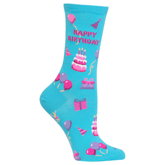 Hot Sox Womens Happy Birthday Sock