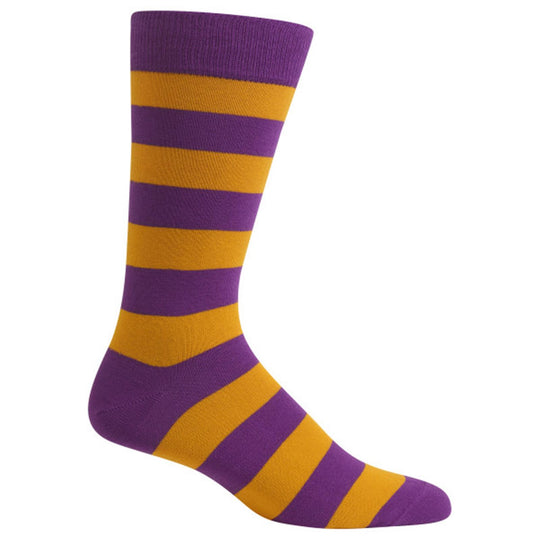 Hot Sox Mens College Rugby Stripe Socks