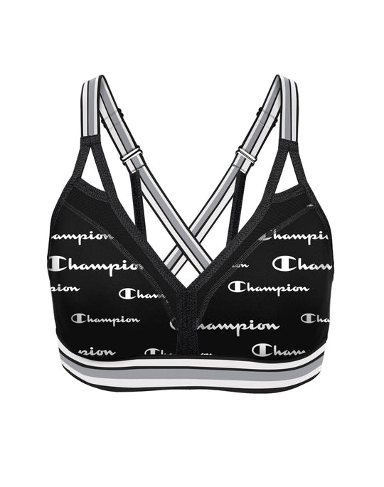 Champion Womens The Curvy Strappy Sports Bra