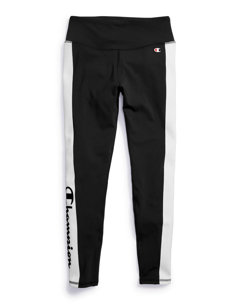 Champion Life Womens High Rise Tights, 2XL, Flocked Black