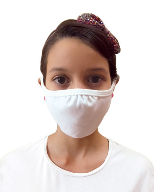 Gildan Youth Everyday 2-Ply Mask, OS PK 24, White