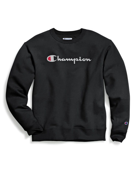 Champion Mens Powerblend Fleece Crew