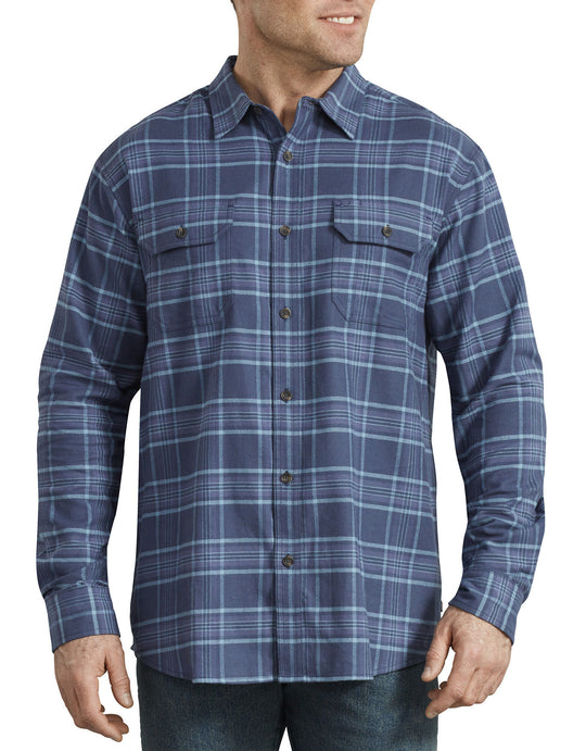 Dickies Mens FLEX Long Sleeve Flannel Shirt