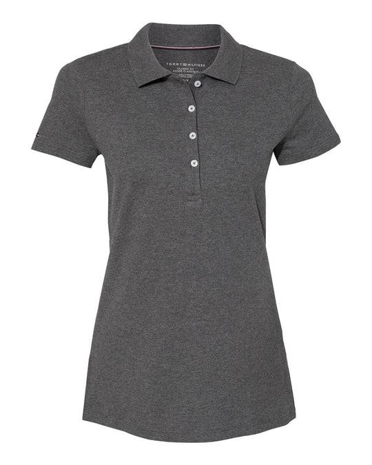 Tommy Hilfiger Womens Classic Fit Ivy Piqué Sport Shirt - 13H4534