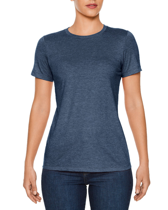 Gildan Ladies Softstyle CVC T-Shirt, XL, White