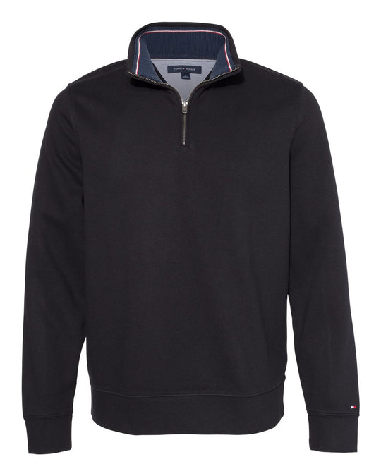 Tommy Hilfiger Mens QuarterZip Pullover Sweatshirt 13H1858