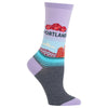 Hot Sox Womens Portland Crew Socks