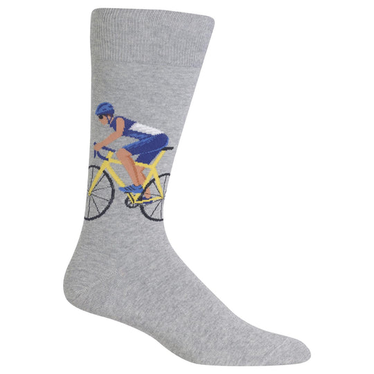 Hot Sox Mens Cyclist Crew Socks