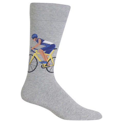 Hot Sox Mens Cyclist Crew Socks