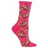 Hot Sox Womens Sloth Crew Socks