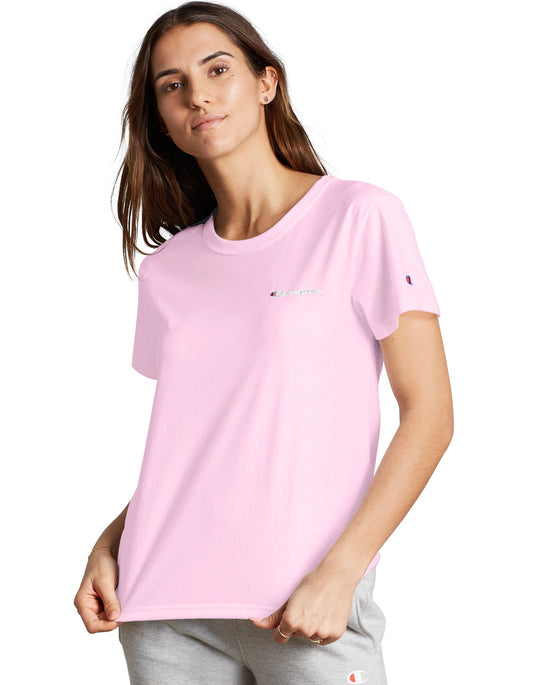 Champion Life Womens Boyfriend Tee, M, Blue Horizon