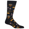 Hot Sox Mens Happy Challah Days Socks