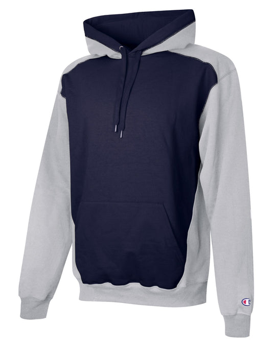 Champion Mens Double Dry Eco Colorblocked Fleece Hood