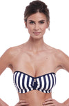 Fantasie Womens Cote D Azur Underwire Multiway Bandeau Bikini Top