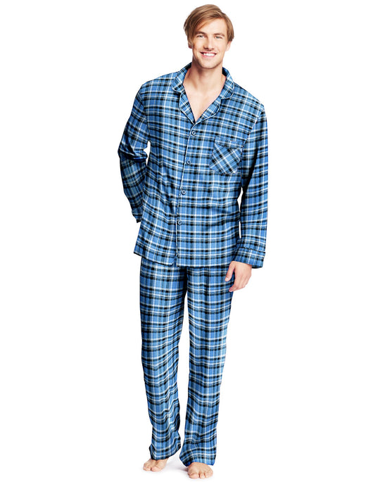 Hanes Men`s Flannel Pajamas
