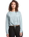 Champion Womens Campus Fleece Cropped Crew, L, Athletic Navy