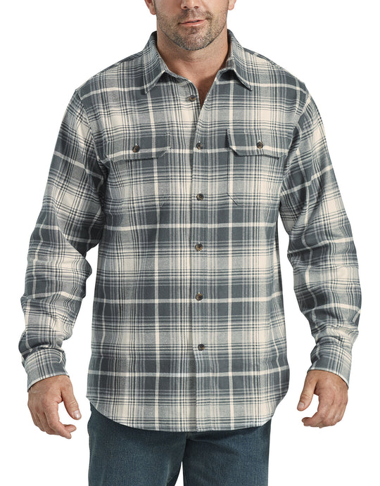 Dickies Mens Heavyweight Long Sleeve Flannel Shirt