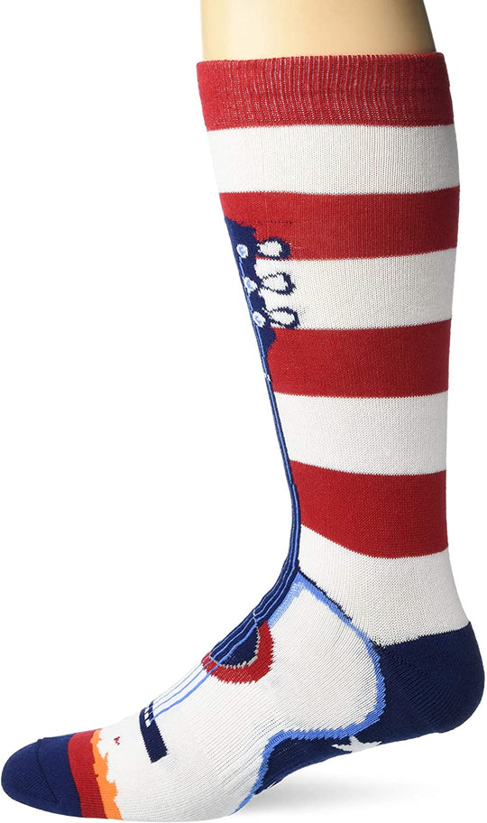 K. Bell Mens USA Guitar Crew Socks