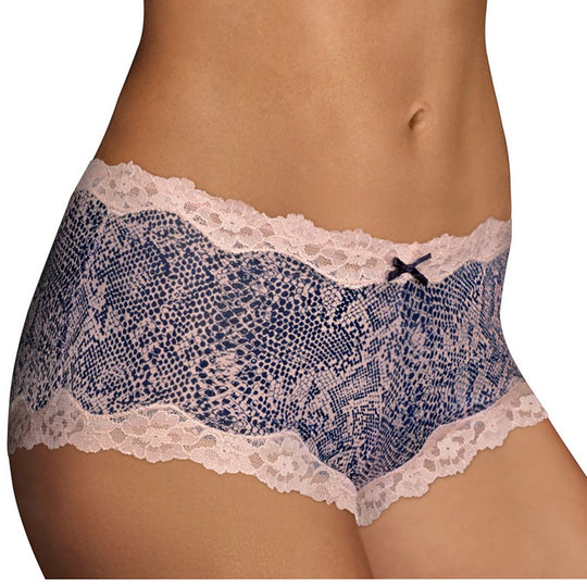 Maidenform Women`s Cheeky Cotton Scalloped Lace Hipster