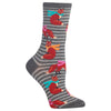 Hot Sox Womens Winter Foxes Crew Socks
