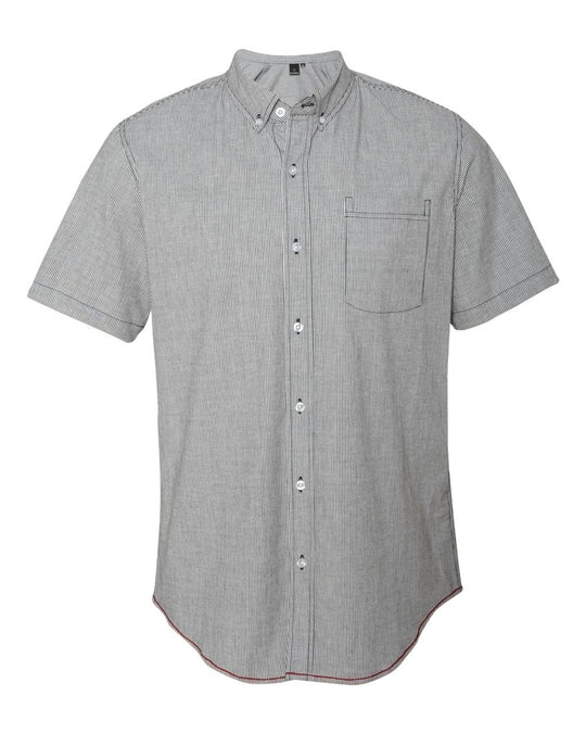 Burnside Stretch-Stripe Short Sleeve Shirt