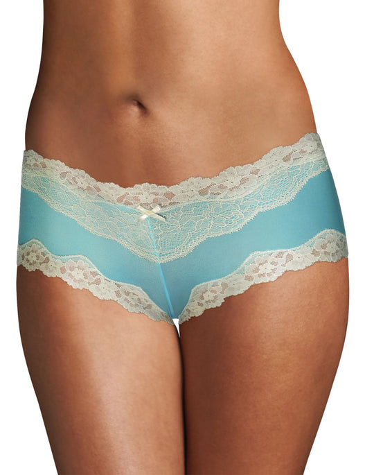 Maidenform Women`s Cheeky Scalloped Lace Hipster