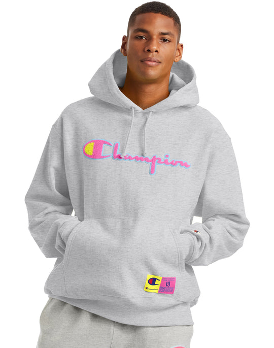 Champion Life Adult Reverse Weave Pullover Hoodie, XS, Oxford Grey