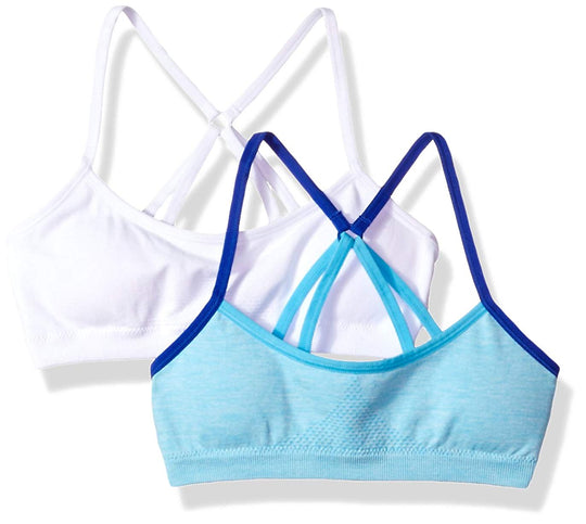 Hanes Girls 2-Pack Molded T-Back