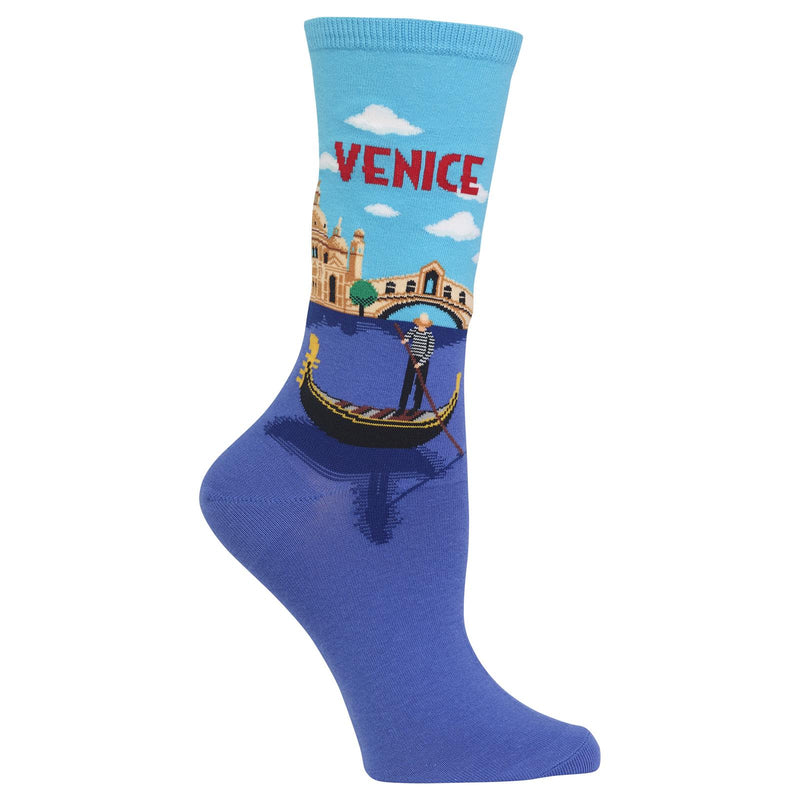 Hot Sox Womens Venice Crew Socks