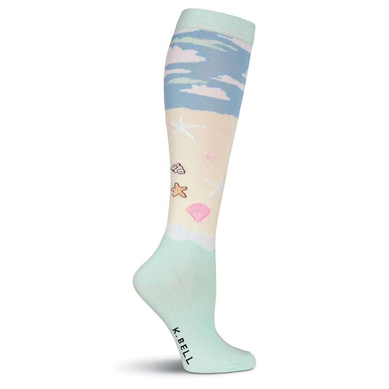 K. Bell Womens Unicorn Mermaid Knee High Socks