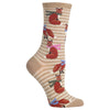 Hot Sox Womens Winter Foxes Crew Socks