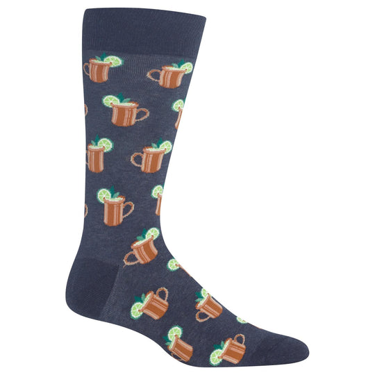 Hot Sox Mens Moscow Mule Crew Socks