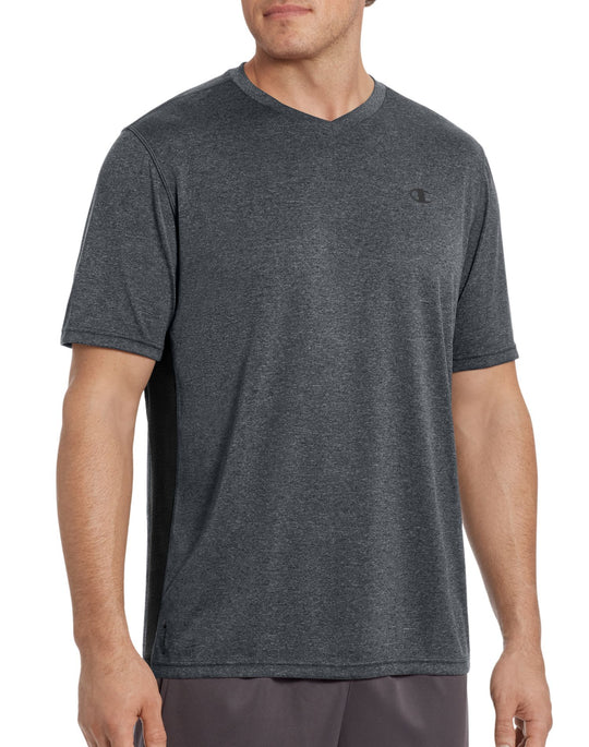 Champion Vapor Men’s Heather V-Neck Tee
