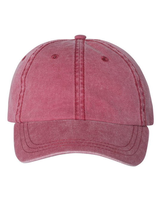 Sportsman Pigment-Dyed Cap, Adjustable, Wine