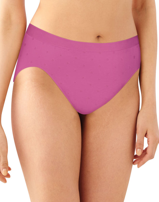 Bali Comfort Revolution Microfiber Solid Hi-Cut Brief
