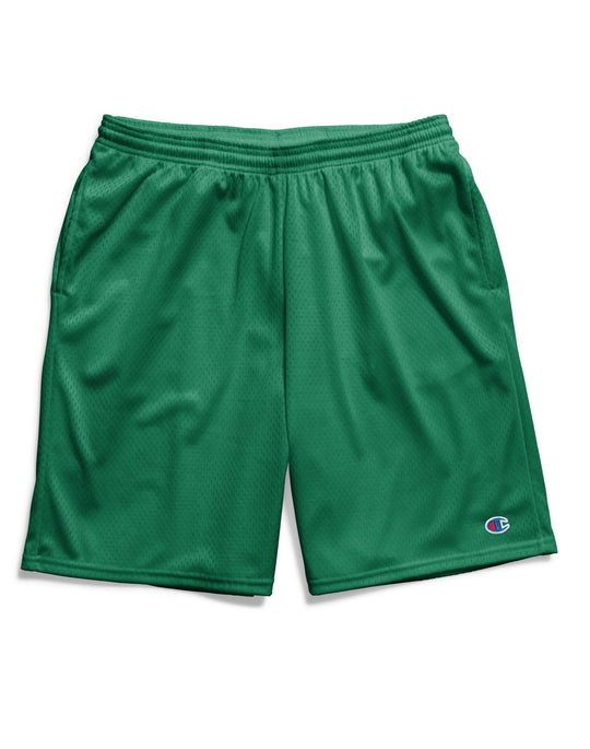 Champion Men's Long Mesh Shorts with Pockets