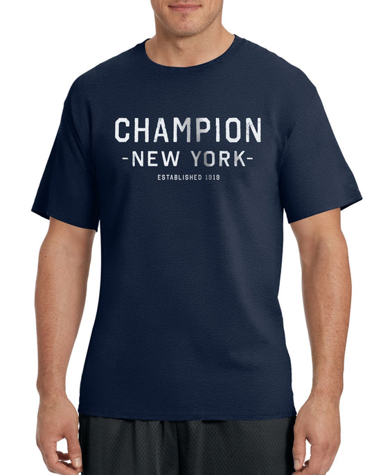 Champion Men`s Cotton-Rich Graphic T Shirt