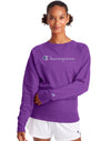 Champion Womens Powerblend Fleece Boyfriend Crew
