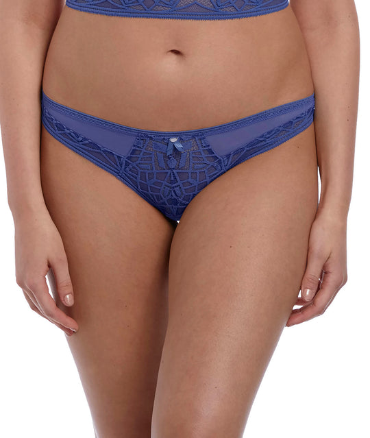 Freya Womens Soiree Lace Brazilian Thong Panty