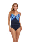 Fantasie Womens Tuscany Underwire Twist Front Swimsuit - Light Control