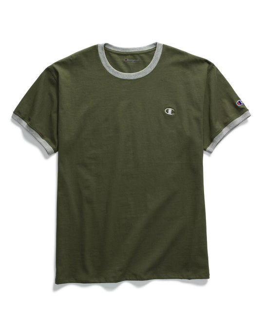 Champion Men`s Classic Jersey Ringer Tee