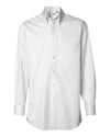Van Heusen Mens Long Sleeve Baby Twill Shirt, XL, White