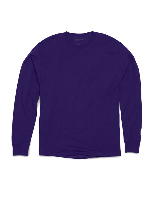 Champion Mens Long Sleeve Ring Spun T-Shirt