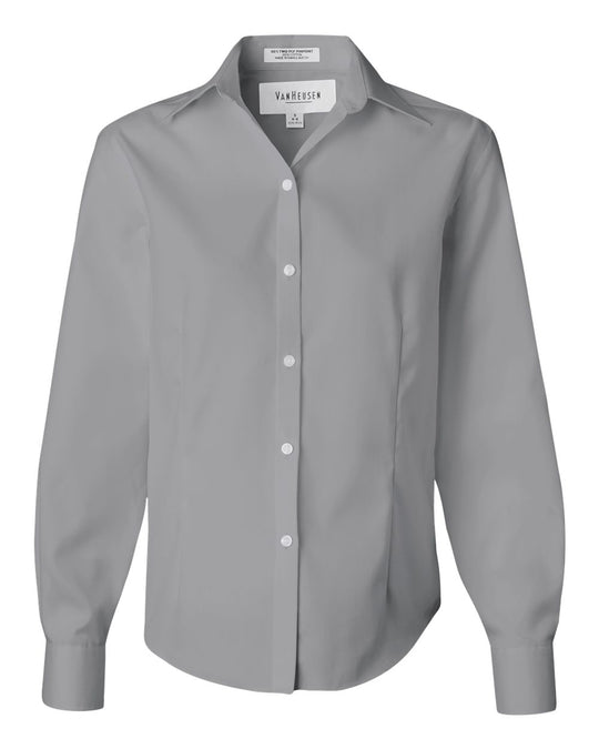 Van Heusen Womens Non-Iron Pinpoint Oxford Shirt