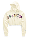 Champion Life Womens Reverse Weave Cropped Cut Off Pullover Hoodie