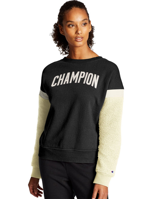 Champion Womens Heritage Sherpa Crew